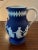 1950s 1950s Dudson Hanley Blue Jasperware Pitcher For Sale - Image 5 of 8
