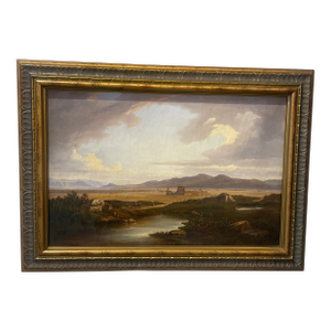 Original Oil by John Newbott 1805-1867 Entitled “Roman Compagna”