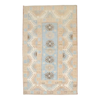 Sky Blue Turkish Konya Rug rug no.j4306 For Sale