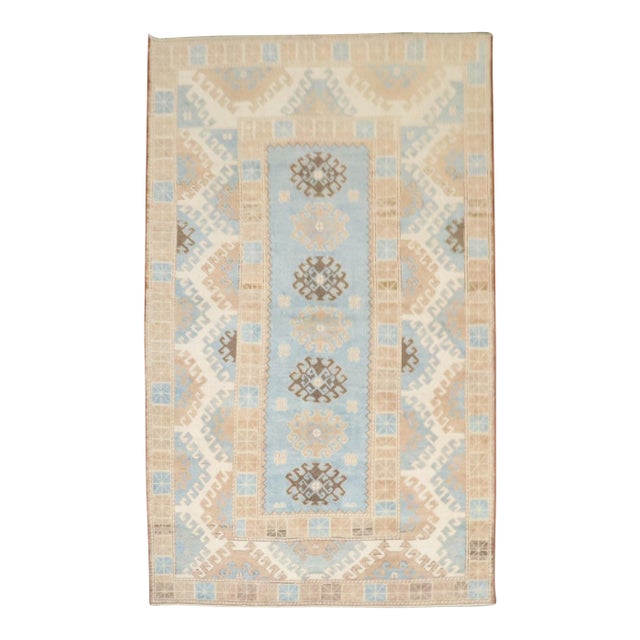 Sky Blue Turkish Konya Rug rug no.j4306 For Sale