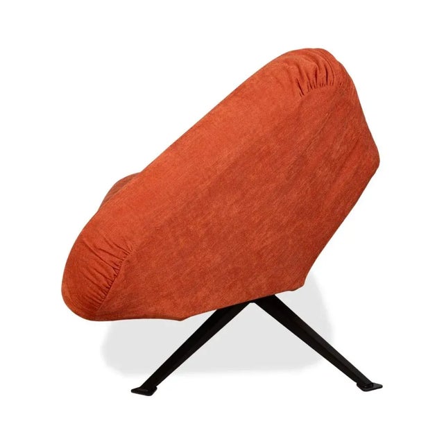 Papillon Two-Seater Sofa Bed in Orange with Manual Function by Bonaldo For Sale - Image 15 of 16