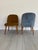 Vintage 1950s Mid Century Modern Upholstered Accent Chairs - Set of 2 For Sale In Miami - Image 6 of 7