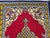 Vintage Qum Area Rug, Hand-Knotted Wool, Geometric Medallion Pattern, 3x5, Red & Navy For Sale - Image 16 of 18