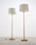 Modern Pair of Charles Hollis Jones Style Lucite Column Floor Lamps For Sale - Image 3 of 17