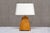 Mustard Yellow Chamotte Table Lamp by Gunnar Nylund for Rörstrand, 1950s For Sale - Image 14 of 14