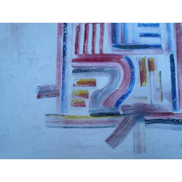 Modern Abstract Composition, 1997, Oil on Canvas For Sale - Image 3 of 18