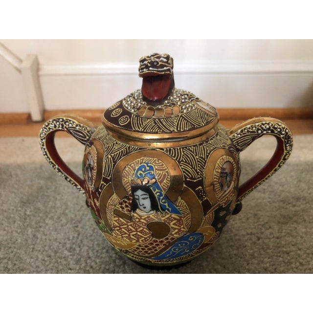 Moriage Dragon Ware Tea Set, 13 Pieces For Sale - Image 4 of 12