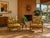Pair of Vintage Rattan Bamboo Armchairs by Crown Casual Furniture Corp. For Sale - Image 11 of 11