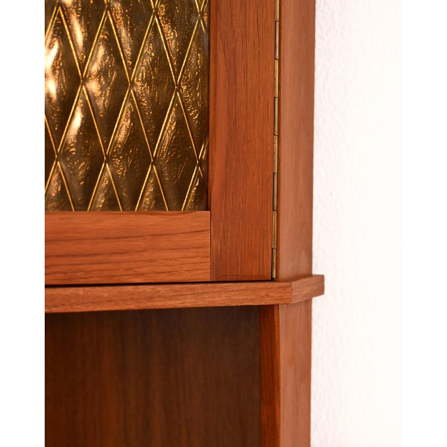 Mid-Century Scandinavian Teak Corner Cabinet, 1950s For Sale - Image 6 of 8