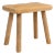 20th Century French Primitive Wooden Stool For Sale