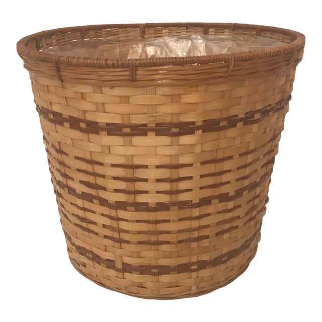 Vintage Wicker Planter Basket Chairish