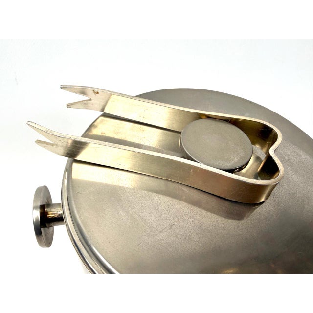 Vintage Ice Bucket with Tongs by Hans Tunwald for Freddotherm, Switzerland, 1960s For Sale - Image 9 of 12