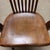 Wood Mid-Century Traditional Taylor Chair Co. Solid Birch Walnut Swivel Banker's Chair For Sale - Image 7 of 14