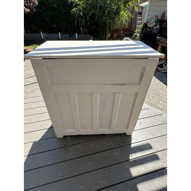 1900's Rachel Ashwell Style Charming Dry Sink Cabinet For Sale In San Francisco - Image 6 of 10