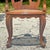 Vintage Boho Italian Fruitwood Venetian Style Cane Chair For Sale - Image 12 of 14