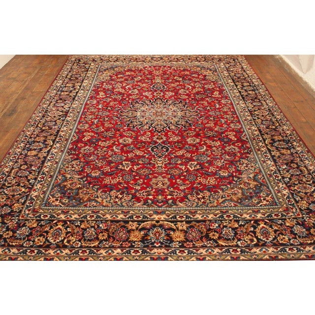 Middle Eastern Rug in Wool For Sale - Image 6 of 11