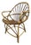 Vintage Rattan Armchairs, France, 1960s, Set of 10 For Sale