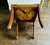 Vintage Tell City Mahogany Harp Back Rush Seat Chair For Sale - Image 10 of 12