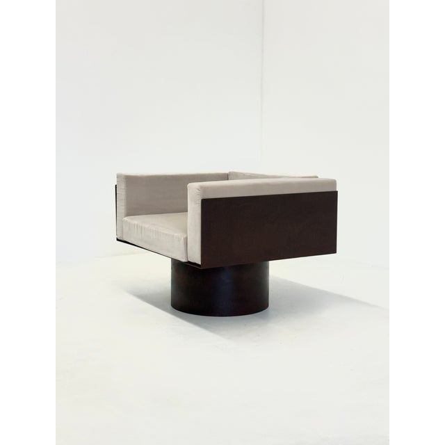 1970s Italian Sculptural Metal Lounge Chair, 1970s For Sale - Image 5 of 11