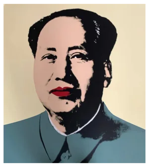 Sunday B. Morning after Andy Warhol, Mao Yellow, Silkscreen Print