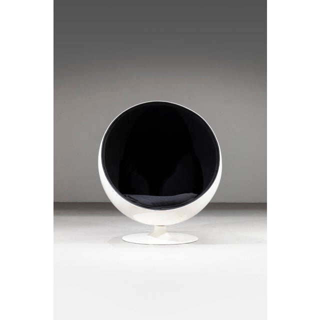 The Ball Chair (also called the Globe Chair), designed by Finnish designer Eero Aarnio in 1963 and presented to the public...