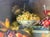 Large Vintage Original P. Loosestrife Still Life Fruit Grapes Oil Painting For Sale - Image 9 of 13