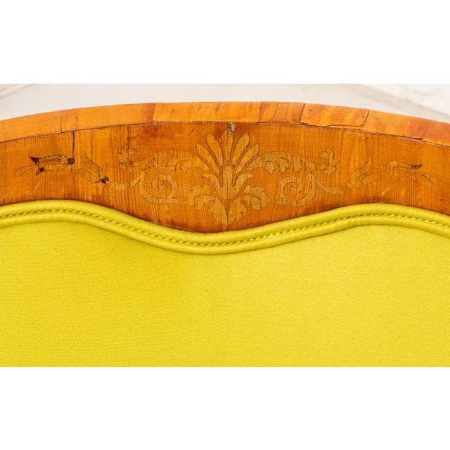 Russian Empire Upholstered Mahogany Chairs, Pair For Sale In New York - Image 6 of 7