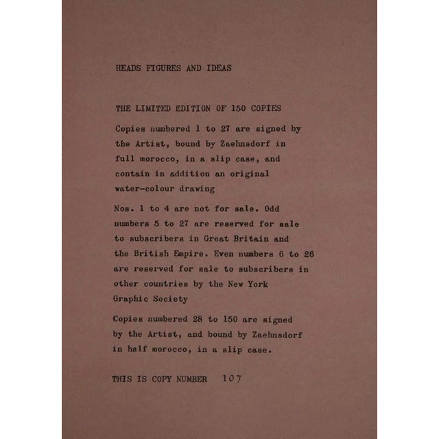 1950s Henry Moore Lithograph "Women From Pots" Limited Edition W/Frame For Sale - Image 5 of 6