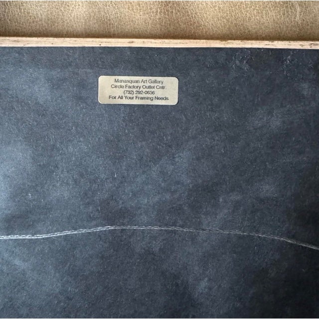 Vintage Botanical Floral Pastel Drawings, Pair, Signed Claire Reilly 1986, Gilt Frames For Sale - Image 11 of 11