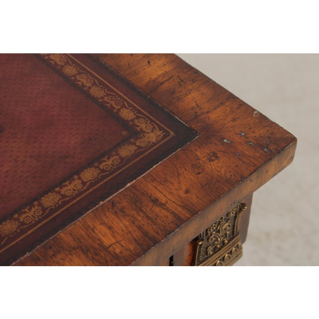 Maitland Smith French Empire Leather Top Desk For Sale - Image 12 of 18
