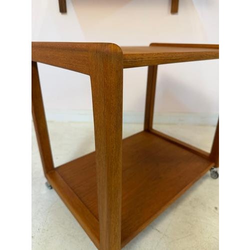 Brown No. 708 Serving Trolley in Teak by Aksel Kjersgaard for Odder Møbler For Sale - Image 8 of 11
