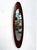 Italian Teak Bentwood Wall Mirror, 1950s For Sale - Image 13 of 13