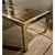 Brass Hollywood Regency Brass & Glass Dining Table by Mastercraft For Sale - Image 8 of 11