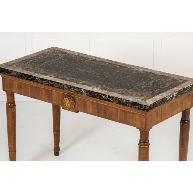 Italian Walnut Console Table, 19th Century For Sale - Image 6 of 7
