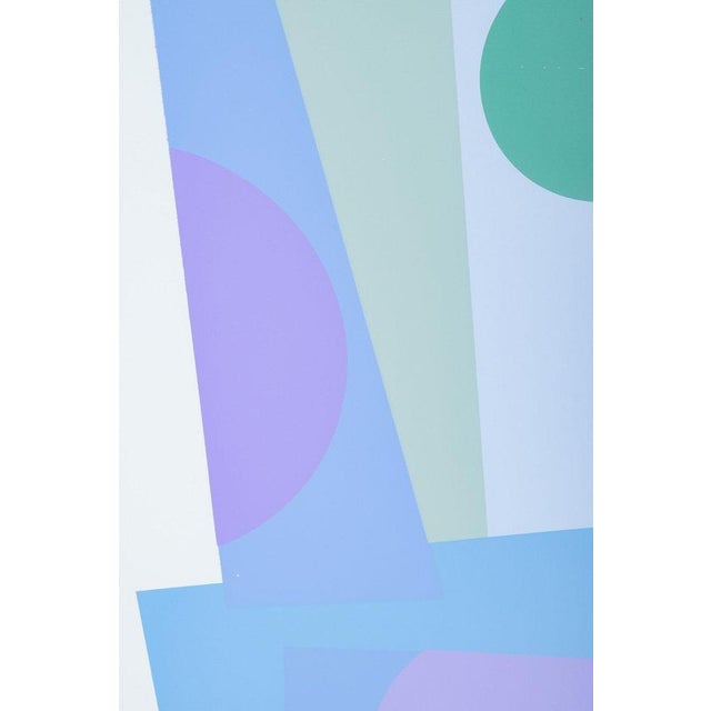 Bamse Kragh-Jacobsen, Geometric Abstract Work, 1982, Serigraph on Paper For Sale - Image 3 of 6
