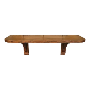 Mid Century Arts and Crafts Mission Style Oak Wall Shelf