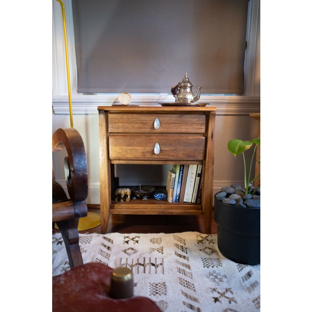 Rare Vintage Attributed to Keller Furniture Co. Mid-Century Modern Nightstand / Side Table – Refinished For Sale - Image 9 of 9