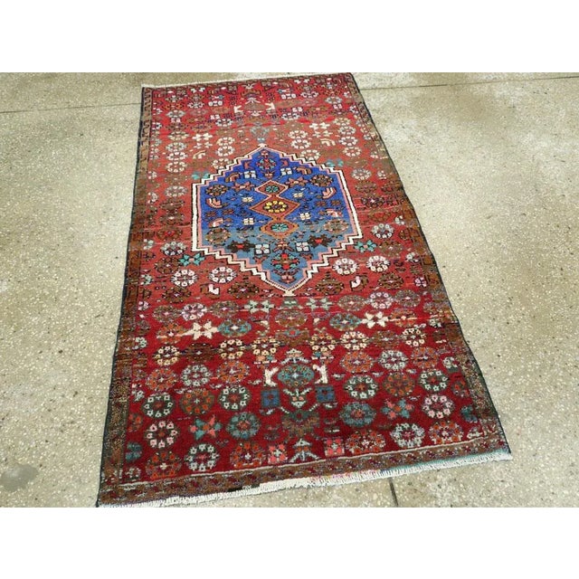 Mid 20th Century Vintage Persian Hamadan Rug – Size: 2' 8" X 4' 9" For Sale - Image 5 of 10
