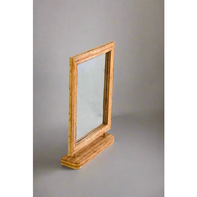 Introducing an Organic Rattan Vanity Mirror, perfect for adding a touch of elegance to your vanity. Made from natural...