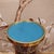 Black Vintage Chinese Cloisonné Meiping Vase | Black Ground Phoenix & Peony Motif With Stand For Sale - Image 8 of 9