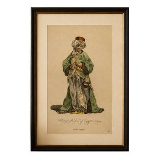 European School Artist, Habit of a Bashaw of Egypt, 1749, Engraving For Sale