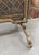 Late 20th Century Super Heavy French Louis XV Style Brass Fireplace Screen Fire Screen 30"h X 27"w X 13"d For Sale In Philadelphia - Image 6 of 12