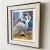 1980s Original Framed Oil Painting of Woman With Cat For Sale - Image 5 of 9