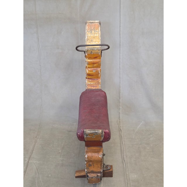 Yellow Vintage Circa 1930s English Fairground Carousel Horse, Attr. Orton & Spooner For Sale - Image 8 of 11