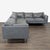 This BenchMade Modern sectional features a sleek L-shaped design in a stylish gray leather finish. The spacious seating...