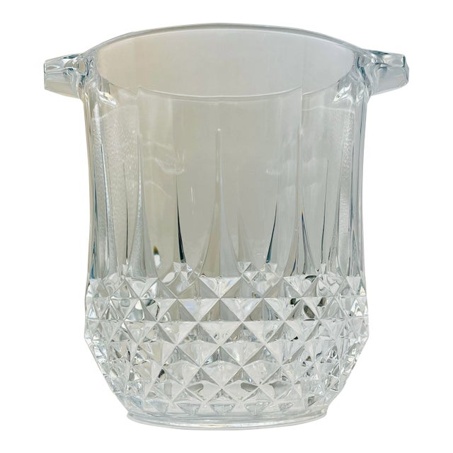 Mid 20th Century French Crystal Ice Bucket For Sale
