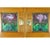 1910s Art Nouveau Buffet in Oak and Tiffany Style Glass, 1910s For Sale - Image 5 of 13