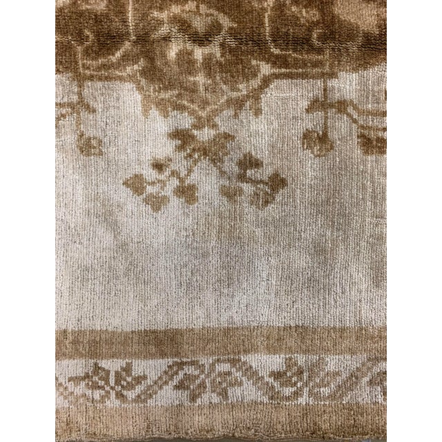 1940s Vintage Turkish Oushak Rug 6'1 X 10'5 For Sale - Image 5 of 8