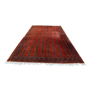 9ft 4in X 12ft Bokhara Hand Knotted Area Rug For Sale