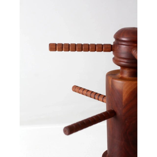 Antique Wood Display Stand For Sale - Image 9 of 12